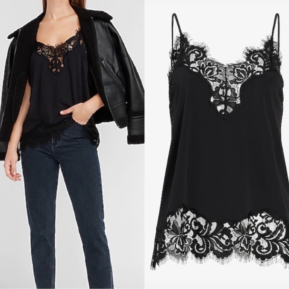 Black Lacey Tank
